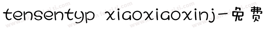 tensentyp xiaoxiaoxinj字体转换